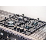 Газовая варочная поверхность GVG 640-1 BL Черный