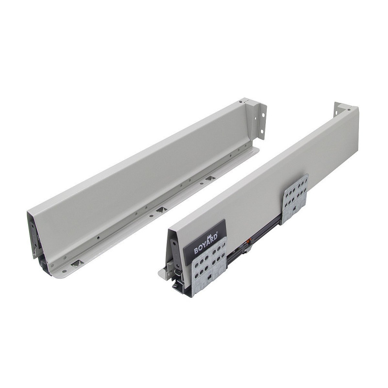 Направляющие с доводчиком универсальные POWER BOX SB Серый