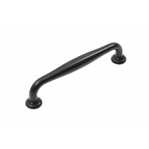 Ручка скоба мебельная URSULA RS433BL.4 BL Матовый черный