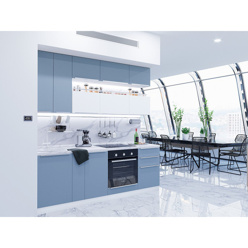 Фьюжн-01 Silky Blue/Silky White