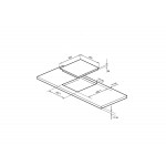 Индукционная варочная поверхность EVI 430A WH Белый