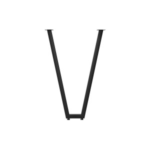 Подстолье Лофт V-образное регулируемое Черный муар