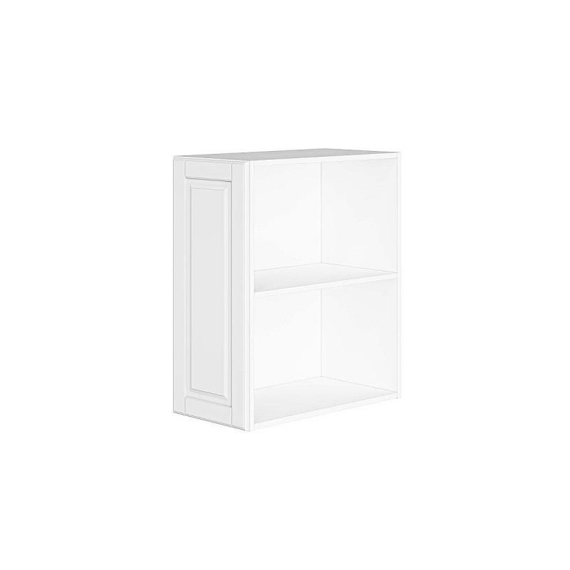 Фасад боковой Дублин для верхнего шкафа Special White