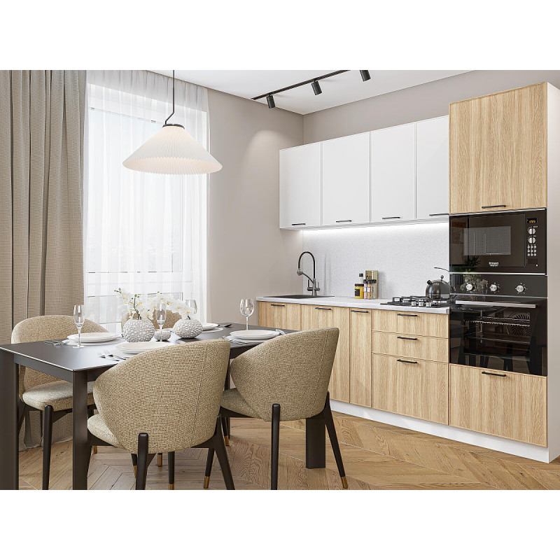 Эйр-01 White Silk/Real Oak