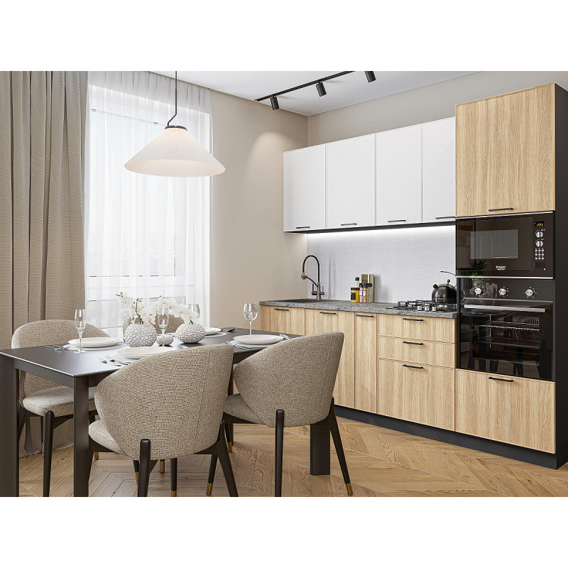 Эйр-01 White Silk/Real Oak