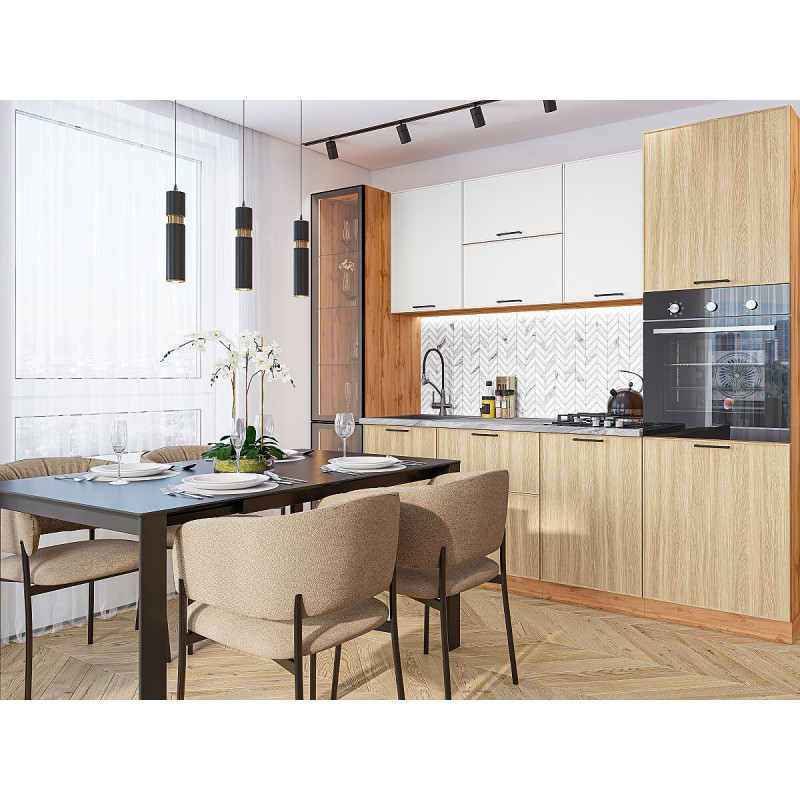 Эйр-02 White Silk/Real Oak