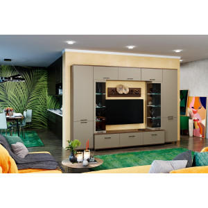 Грэйс композиция 6 (корпус Гикори Джексон Темный, фасад Латте Матовый)