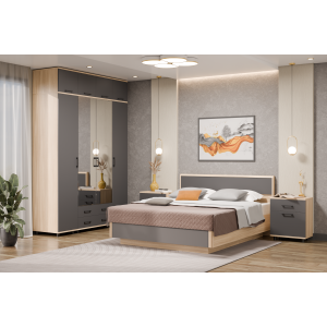 Грэйс композиция 8 (корпус Ясень Асахи, фасад Антрацит Матовый)