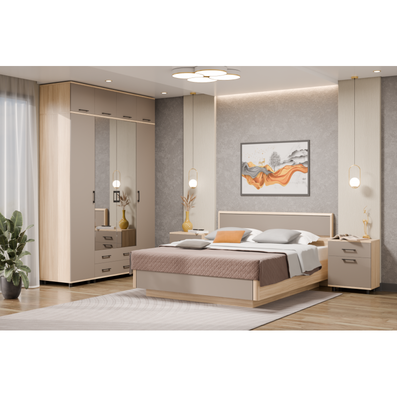 Грэйс композиция 8 (корпус Ясень Асахи, фасад Латте Матовый)