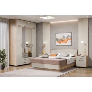 Грэйс композиция 8 (корпус Гикори Джексон Светлый, фасад Кашемир глянцевый)
