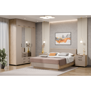 Грэйс композиция 8 (корпус Гикори Джексон Светлый, фасад Латте Матовый)