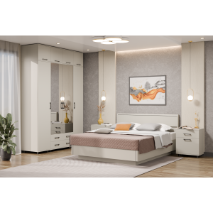 Грэйс композиция 8 (Корпус Серый Кашемир, фасад Кашемир Матовый)